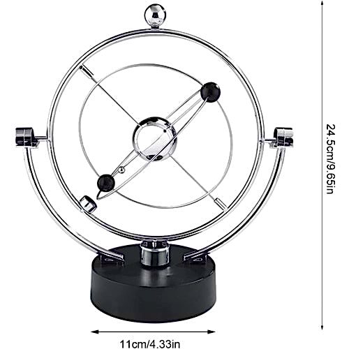 Newtons Denge Topları Kinetik Hareket Orbital Yuvarlak 24 cm x 11 cm