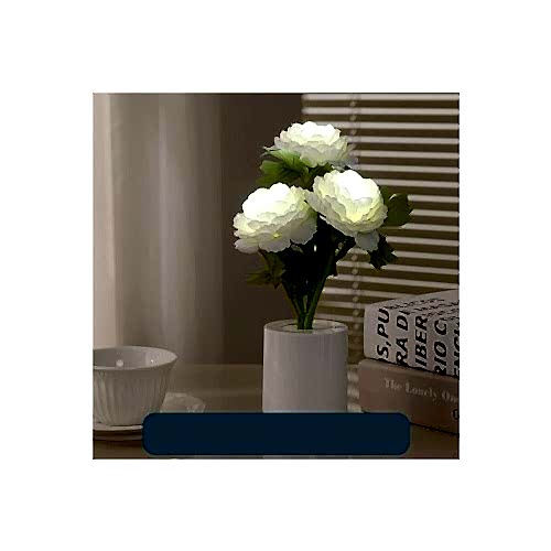 Şakayık Tasarımlı Dekoratif Led Işıklı Lamba 27 cm X 7,5 cm