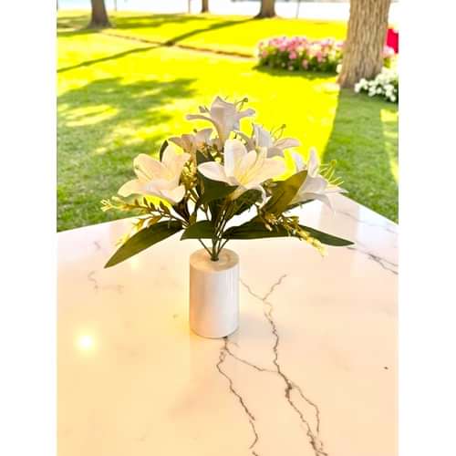 Lilyum Dekoratif Led Işıklı Lamba 27 cm x 8 cm