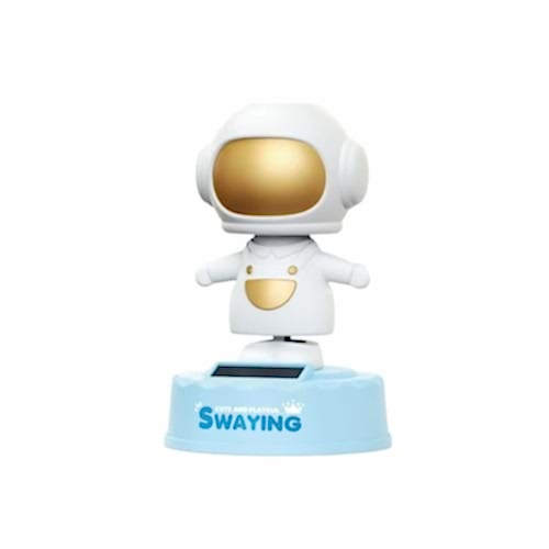 Solar Enerjili Dans Eden Astronot Figürü – Araba ve Masa Dekoru (12.5 cm)
