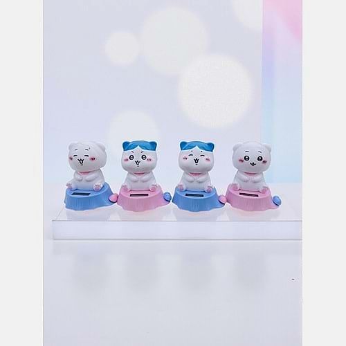Sevimli Sallanan Kedi Figürü Solar Biblo – Araba ve Masa Dekoru (11 cm)