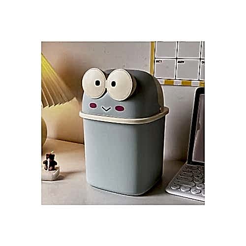 Mavi Renk Kurbağa Kalemlik Masaüstü Düzenleyici 21x14.5x14.8 cm Sert Plastik